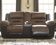 Load image into Gallery viewer, Earhart Reclining Loveseat with Console
