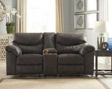 Load image into Gallery viewer, Boxberg Reclining Loveseat with Console
