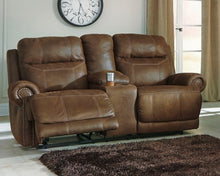 Load image into Gallery viewer, Austere Reclining Loveseat with Console
