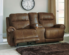 Load image into Gallery viewer, Austere Power Reclining Loveseat with Console
