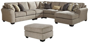 Pantomine Benchcraft Sectional 6-Piece Upholstery Package