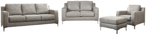 Ryler Signature Design Sofa 4-Piece Upholstery Package