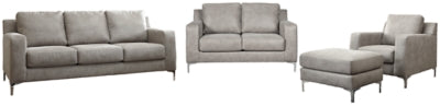 Ryler Signature Design Sofa 4-Piece Upholstery Package