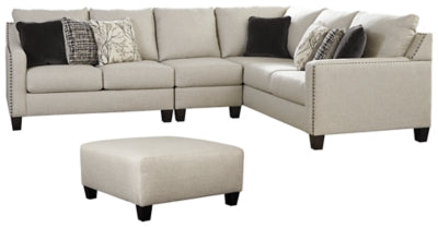 Hallenberg Signature Design Sectional 4-Piece Upholstery Package