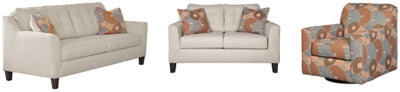 Benissa Signature Design Sofa 3-Piece Upholstery Package