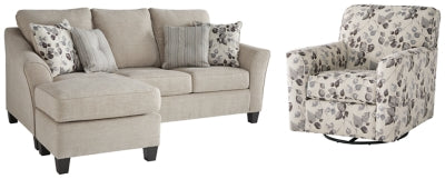 Abney Benchcraft Chofa 2-Piece Upholstery Package