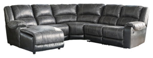 Nantahala 5-Piece Reclining Sectional with Chaise