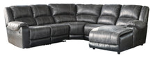Load image into Gallery viewer, Nantahala 5-Piece Reclining Sectional with Chaise
