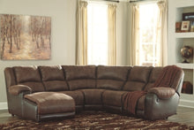 Load image into Gallery viewer, Nantahala 5-Piece Reclining Sectional with Chaise
