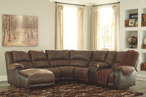 Nantahala 6-Piece Reclining Sectional with Chaise