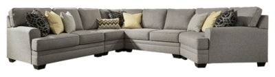 Cresson 5-Piece Sectional with Cuddler