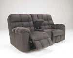 Load image into Gallery viewer, Acieona Reclining Loveseat with Console
