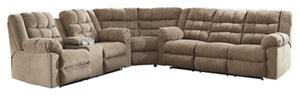 Workhorse 3-Piece Reclining Sectional