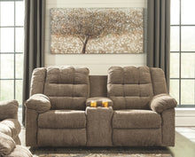 Load image into Gallery viewer, Workhorse Reclining Loveseat with Console
