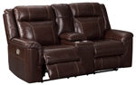 Load image into Gallery viewer, Wyline Power Reclining Loveseat with Console
