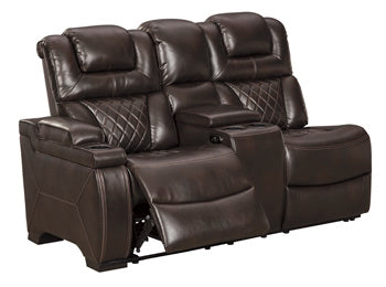 Warnerton Left-Arm Facing Power Reclining Loveseat with Console
