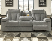 Load image into Gallery viewer, Mitchiner Reclining Sofa with Drop Down Table
