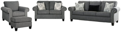 Agleno Benchcraft Sofa 4-Piece Upholstery Package