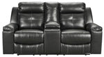 Load image into Gallery viewer, Kempten Reclining Loveseat with Console
