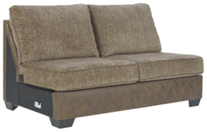 Abalone Armless Loveseat