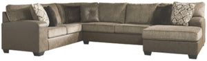 Abalone 3-Piece Sectional with Chaise