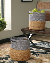Load image into Gallery viewer, Parrish NaturalBlue Basket Set of 2
