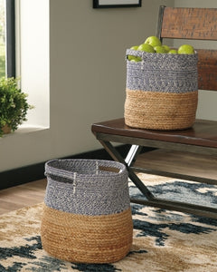 Parrish NaturalBlue Basket Set of 2