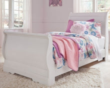 Load image into Gallery viewer, Anarasia Twin Sleigh Bed

