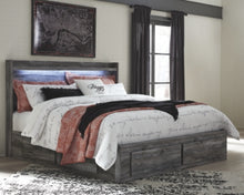 Load image into Gallery viewer, Baystorm King Panel Bed with 4 Storage Drawers
