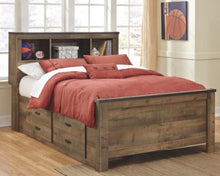 Load image into Gallery viewer, Trinell Full Panel Bed with 2 Storage Drawers
