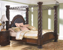 Load image into Gallery viewer, North Shore King Poster Bed with Canopy
