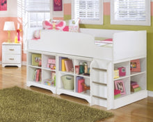 Load image into Gallery viewer, Lulu Twin Loft Bed with 2 Bookcases
