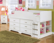 Load image into Gallery viewer, Lulu Twin Loft Bed with 6 Drawer Storage
