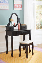 Load image into Gallery viewer, Huey Vineyard Vanity and Mirror with Stool
