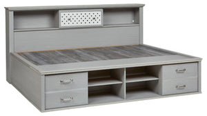 Arcella TwinFull Bookcase Headboard