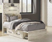Load image into Gallery viewer, Cambeck Twin Panel Bed with 2 Storage Drawers
