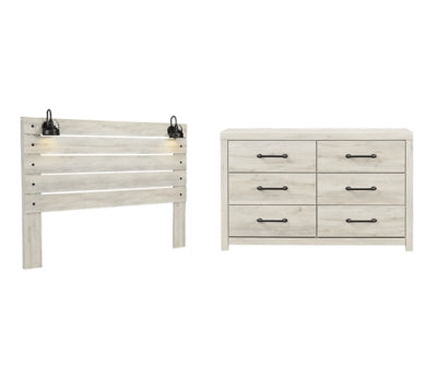 Cambeck Signature Design Bed 2-Piece Bedroom Package