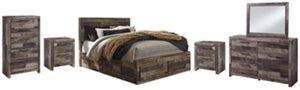 Derekson Benchcraft Bed 8-Piece Bedroom Package