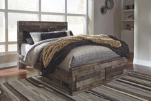Load image into Gallery viewer, Derekson Queen Panel Bed with 2 Storage Drawers
