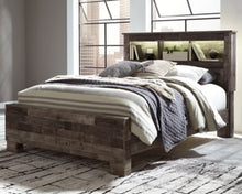 Load image into Gallery viewer, Derekson Queen Panel Bookcase Bed

