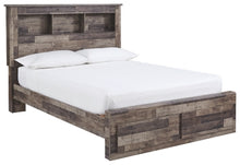Load image into Gallery viewer, Derekson Queen Panel Bookcase Bed with 2 Storage Drawers
