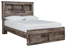 Load image into Gallery viewer, Derekson Full Panel Bookcase Bed with 2 Storage Drawers
