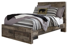 Load image into Gallery viewer, Derekson Full Panel Bed with 2 Storage Drawers

