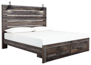 Drystan King Panel Bed with Storage