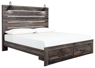 Drystan King Panel Bed with Storage