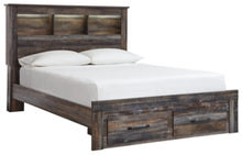 Load image into Gallery viewer, Drystan Queen Bookcase Bed with 2 Storage Drawers
