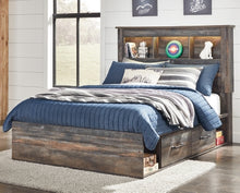 Load image into Gallery viewer, Drystan Full Bookcase Bed with 2 Storage Drawers

