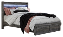 Load image into Gallery viewer, Baystorm Queen Panel Bed with 2 Storage Drawers
