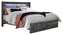 Load image into Gallery viewer, Baystorm King Panel Bed with 2 Storage Drawers
