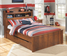 Load image into Gallery viewer, Barchan Full Bookcase Bed with Trundle
